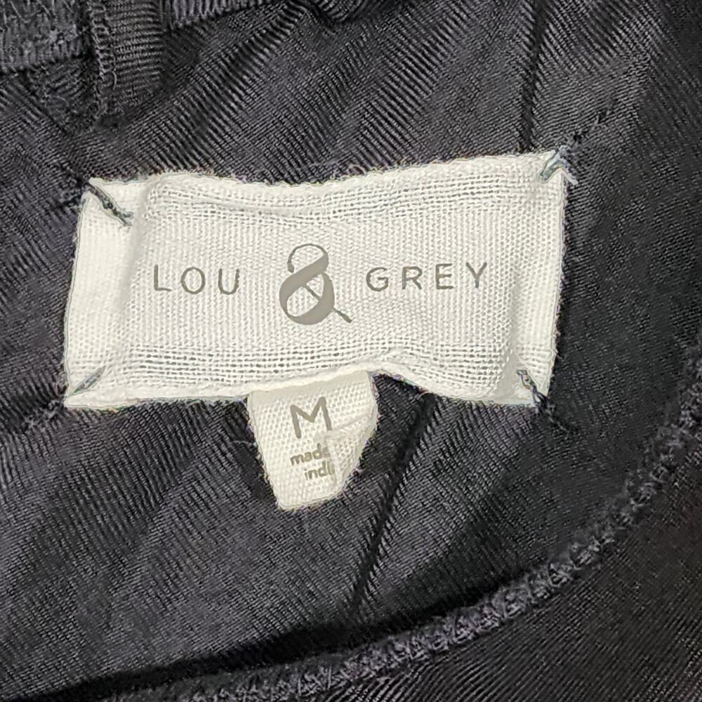Lou & Grey Sleeveless Maxi Dress Built in Tank Bra Black Size Medium - Picture 7 of 14